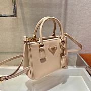 Prada Galleria Saffiano Leather Mini Beige Bag 20x14.5x9.5cm - 3