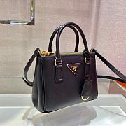 Prada Galleria Saffiano Leather Mini Black Bag 20x14.5x9.5cm - 3