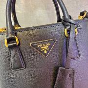 Prada Galleria Saffiano Leather Mini Black Bag 20x14.5x9.5cm - 2