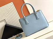 Prada Galleria Saffiano Leather Blue Bag 28x20x12cm - 4