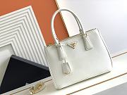 Prada Galleria Saffiano Leather White Bag 28x20x12cm - 1