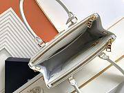 Prada Galleria Saffiano Leather White Bag 28x20x12cm - 4