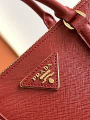 Prada Galleria Saffiano Leather Red Bag 28x20x12cm - 2