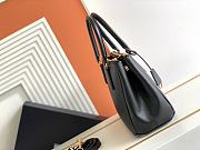 Prada Galleria Saffiano Leather Black Bag 28x20x12cm - 5