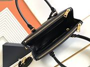 Prada Galleria Saffiano Leather Black Bag 28x20x12cm - 3