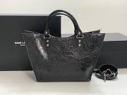 Balenciaga Neo Classic Upside Down Black Tote Bag 36.5x24x22cm - 4