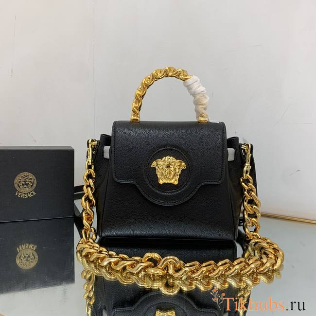 Versace La Medusa Small Black Handbag  - 1