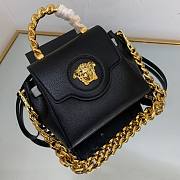 Versace La Medusa Small Black Handbag  - 4