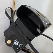 Versace La Medusa Patent Mini Black Bag 16x6x12cm - 6