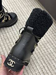 Chanel Black Winter Boots  - 3