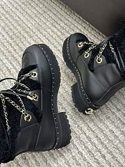 Chanel Black Winter Boots  - 4