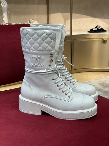 Chanel White Boots 02