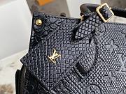 Louis Vuiiton LV Onthego Black Lizard 25x19x11.5cm - 5