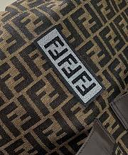 Fendi Drawstring Backpack FF Jacquard Fabric 46x25x40cm - 2