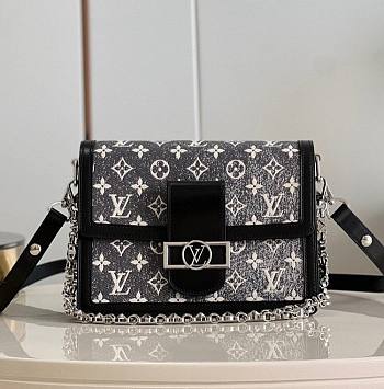 Louis Vuitton LV Dauphine MM Grey 25 x 17 x 10.5 cm