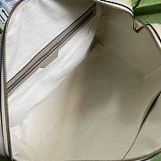Gucci Savoy Duffle Beige And White Bag 44x27x24cm - 5