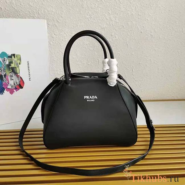 Prada Small Leather Prada Supernova Black Handbag 25.5x18x13.5cm  - 1