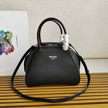 Prada Small Leather Prada Supernova Black Handbag 25.5x18x13.5cm 