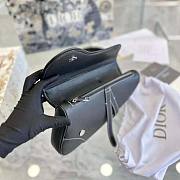 Dior Maxi Saddle Bag Black Grained Calfskin 34 x 25.5 x 5 cm - 5