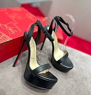 Christian Louboutin Queen Alta Black Heels 15cm - 1