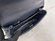 Chanel Coco Handle Caviar Navy Blue 23cm - 3