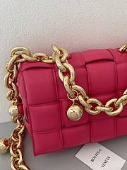 Bottega Veneta Chain Cassette Pink 26x18x6cm - 2