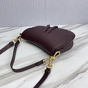 Dior Saddle With Strap Brown 25.5x20x6.5cm - 5