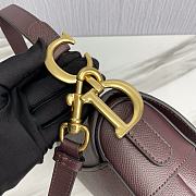 Dior Saddle With Strap Brown 25.5x20x6.5cm - 3