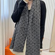 Louis Vuiiton LV Scarf Grey 30x180cm - 5