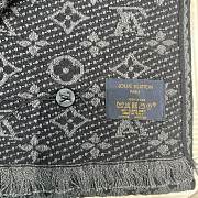 Louis Vuiiton LV Scarf Grey 30x180cm - 4