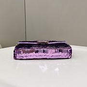 Fendi Baguette Purple Sequined 27x5x14cm - 6