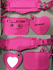 Balenciaga Le Cagole Pink Shoulder Bag 26x16x7cm - 6