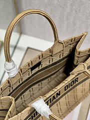 Dior Medium Book Tote Natural Cannage Raffia 36 x 27.5 x 16.5 cm - 5