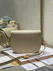 Dior Medium Bobby Beige Grained Calfskin Bag 22 x 17 x 6 cm - 6