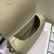 Dior Medium Bobby Beige Grained Calfskin Bag 22 x 17 x 6 cm - 5