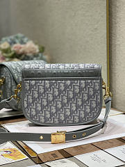 Dior Medium Bobby Gray Oblique Jacquard 22 x 17 x 6 cm - 3