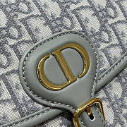 Dior Medium Bobby Gray Oblique Jacquard 22 x 17 x 6 cm - 2