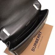 Burberry Horseferry Print Quilted Small Lola Black Bag 23x6x13cm - 5