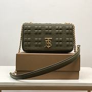 Burberry Khaki Green Small Lola Bag 23x13x6cm - 1