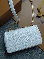 Burberry Pale Blue Small Silver Lola Gold Bag 23x13x6cm - 4