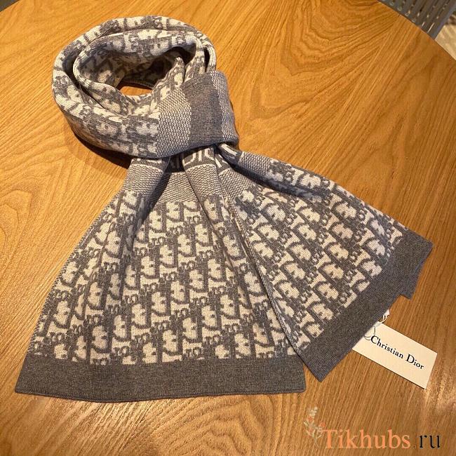 Dior Scarf Grey 30x200cm - 1