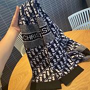 Dior Scarf Black 30x200cm - 4