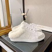 Dior Star Sneaker White Calfskin and Shearling - 4