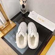 Dior Star Sneaker White Calfskin and Shearling - 2