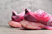 Balenciaga Track Sneaker Clear Sole Pink  - 3