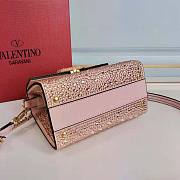 Valentino Vsling Mini Handbag with Sparkling Embroidery Pink  - 3