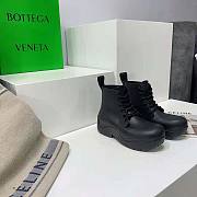 Bottega Veneta Unisex Puddle Lace-Up Ankle Boot Black - 1