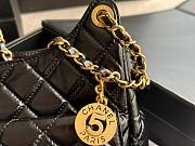 Chanel Hobo Bag Black 21.5x22.5x7cm - 3