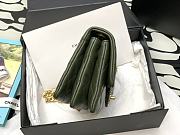Chanel Flap Bag Lambskin Khaki Green Gold 22x13x4.5cm - 6