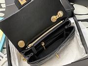 Chanel Flap Bag Lambskin Black Gold 22x13x4.5cm - 2